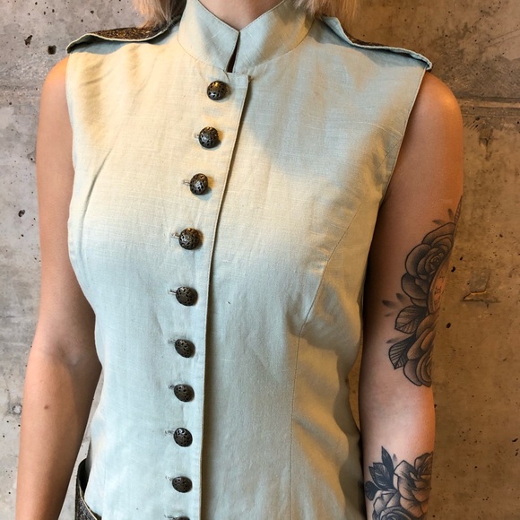 Betty Rubin  button down dress size 4 vintage - Picture 5 of 16